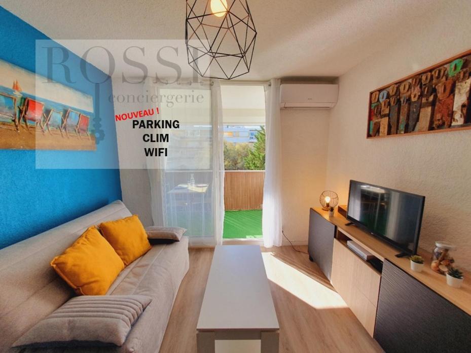 Suite Maya Parking Clim Wifi Centre-Ville Et Port - Rossiconciergerie - Linge Inclus La Grande-Motte Exterior photo